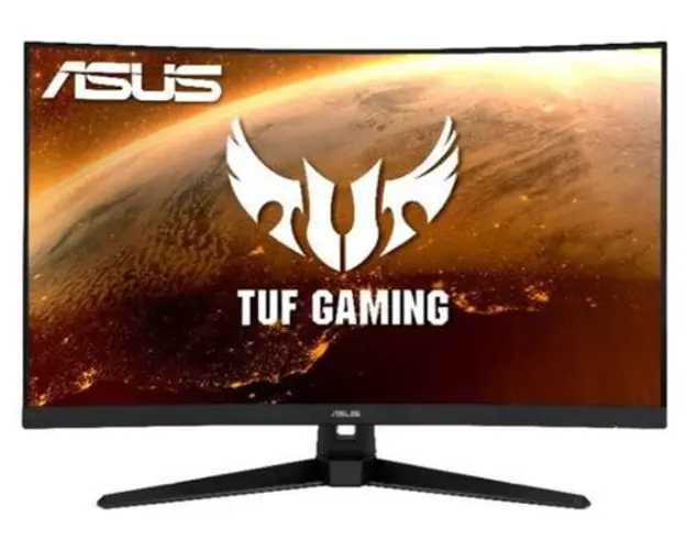 Monitor Gaming VA LED ASUS 31.5inch VG32VQ1BR, WQHD (2560 x 1440), HDMI, DisplayPort, Boxe, Ecran curbat, 165 Hz, 1 ms (Negru)