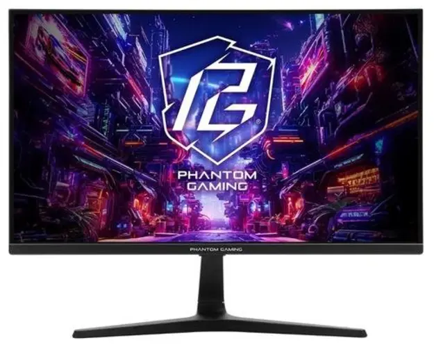 Monitor Gaming IPS LED ASRock 24.5inch PG25FFT, Full HD (1920 x 1080), HDMI, DisplayPort, Boxe, 180 Hz, 1 ms (Negru)