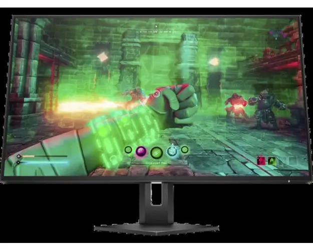 Monitor Gaming IPS HP LED OMEN 27inch 27u, Ultra HD (3840 x 2160), HDMI, DisplayPort, AMD FreeSync, Boxe, 144 Hz, 1 ms (Negru) 