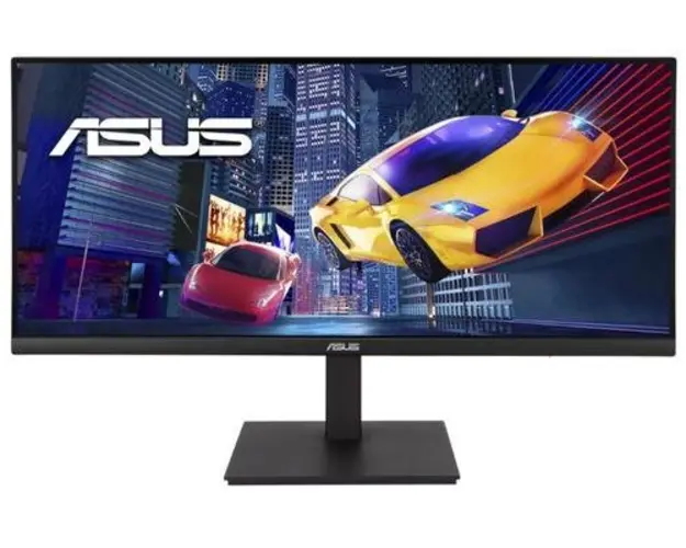 Monitor Gaming IPS LED Asus 34inch VP349CGL, WQHD (3440 x 1440), HDMI, DisplayPort, AMD FreeSync, Boxe, 100 Hz, 1 ms (Negru)