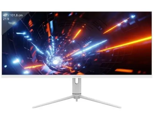 Monitor Gaming IPS LED LC-Power UltraWide 40inch LC-M40-UWQHD-144, WQHD (3440 x 1440), HDMI, DisplayPort, AMD FreeSync, 144 Hz, 4 ms (Alb)