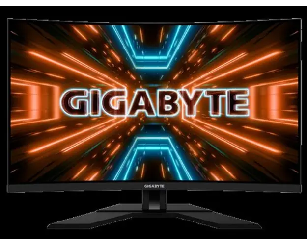 Monitor Gaming VA Gigabyte 31.5inch M32UC, Ultra HD (3840 x 2160), HDMI, DisplayPort, AMD FreeSync, Ecran Curbat, Boxe, 144 Hz, 1 ms (Negru)