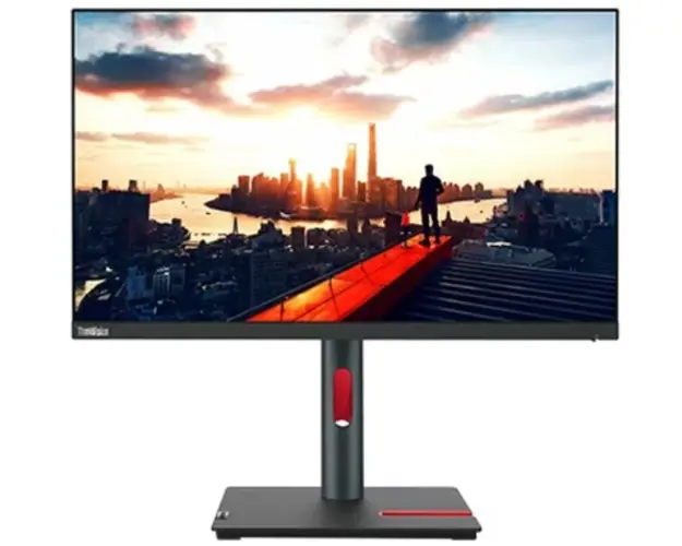 Monitor IPS LED Lenovo 23.8inch ThinkVision P24h-30, QHD (2560 x 1440), HDMI, DisplayPort, Pivot (Negru) 