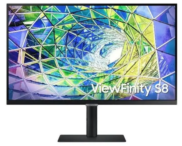 Monitor IPS LED Samsung ViewFinity S8 27inch LS27A800UJPXEN, UHD (3840 x 2160), HDMI, DisplayPort, Pivot (Negru)