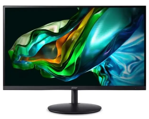 Monitor IPS LED Acer 31.5inch SH322QU A, WQHD (2560 x 1440), HDMI, DisplayPort, Boxe, 1 ms, 75 Hz (Negru)