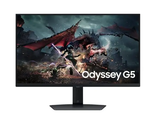 Monitor LED Samsung Gaming Odyssey G5 G50D LS27DG500EUXEN, 27 inch QHD IPS, 1 ms, 180Hz, HDR, FreeSync (Negru)