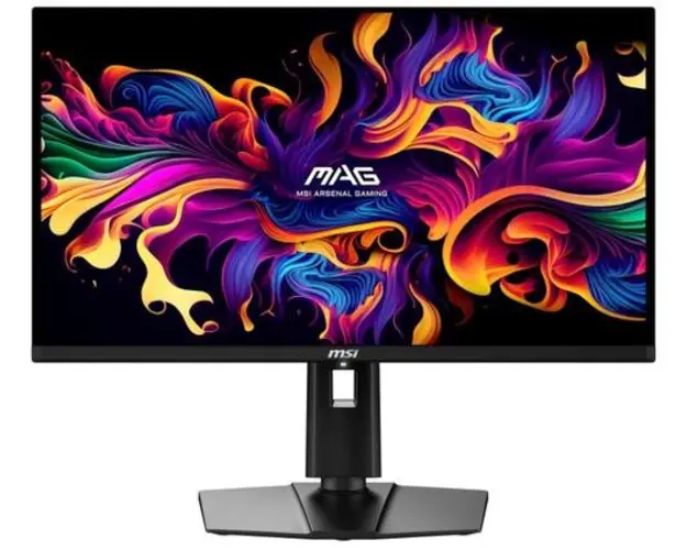 Monitor Gaming QD-OLED MSI 26.5inch MAG 271QPX QD-OLED, WQHD (2560x1440), HDMI, DisplayPort, Pivot, 360 Hz, 0.03 ms (Negru)