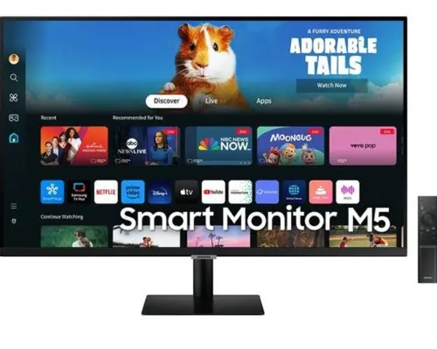 Monitor VA LED Samsung 27inch LS27DM500EUXDU, Full HD (1920 x 1080), Boxe, Bluetooth, HDMI, 4 ms (Negru)