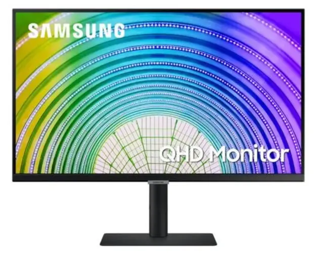Monitor IPS LED Samsung 27inch LS27A600UUUXEN, QHD (2560 x 1440), HDMI, DisplayPort (Negru)