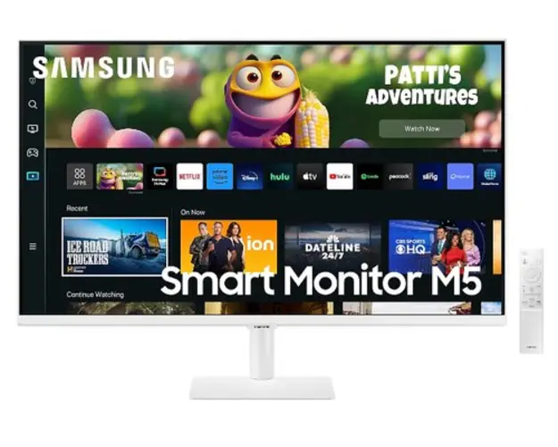 Monitor VA LED Samsung M5 27inch LS27CM501EUXDU, Full HD (1920 x 1080), HDMI, Boxe (Negru)