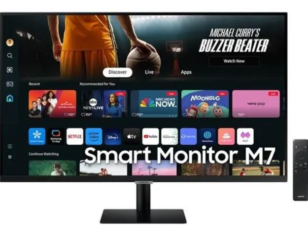 Monitor VA LED Samsung Smart M7, 32inch, UHD (3840 x 2160), HDMI (Negru)