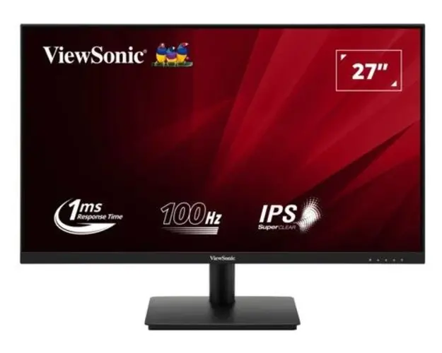 Monitor IPS LED ViewSonic 27inch VA270-H, Full HD (1920 x 1080), VGA, HDMI, 100 Hz, 1 ms (Negru)
