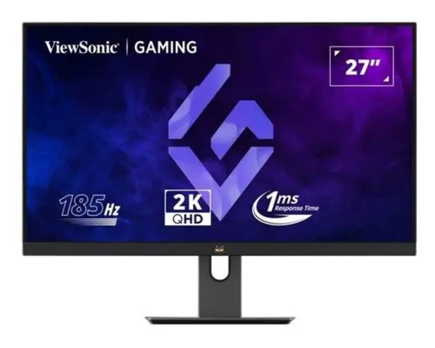 Monitor Gaming IPS LED ViewSonic 27inch VX2758A-2K-PRO-2, QHD (2560 x 1440), HDMI, DisplayPort, Pivot, 185 Hz, 1 ms (Negru)