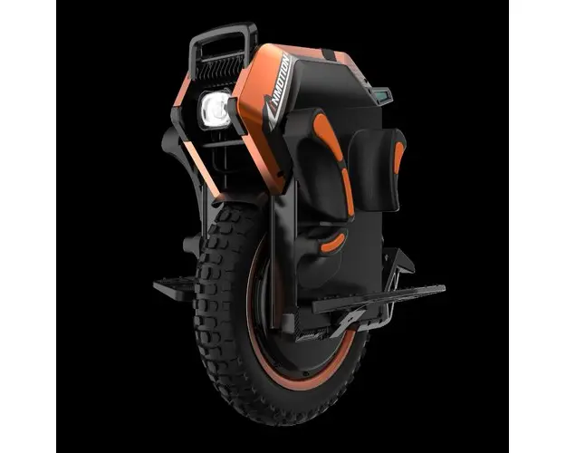 Monociclu electric Inmotion Adventure V14 50GB, Viteza 70 km/h, Autonomie 120km, Motor 4000 W, roata 12” (Negru/Portocaliu)