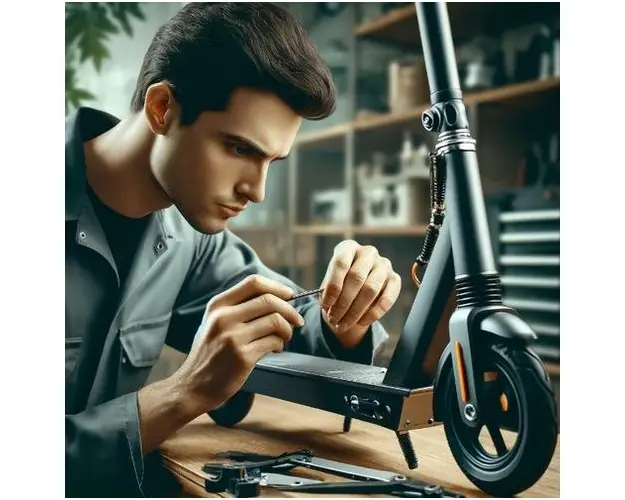 Montaj furca trotineta electrica Xiaomi M365