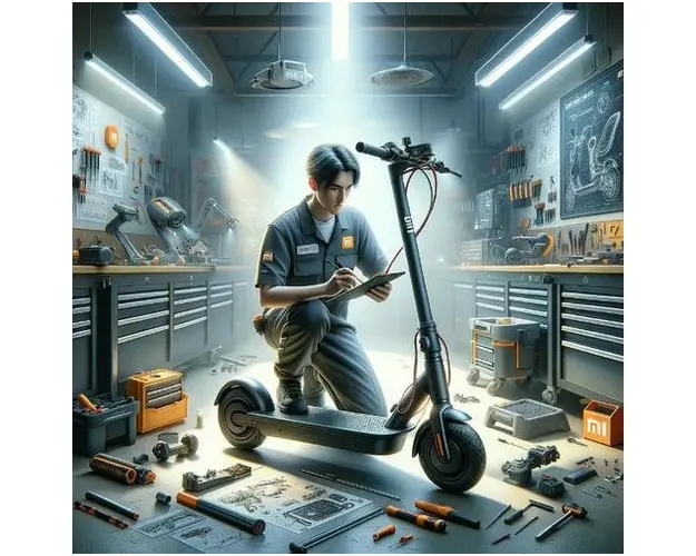 Montaj rulmenti roata trotineta electrica