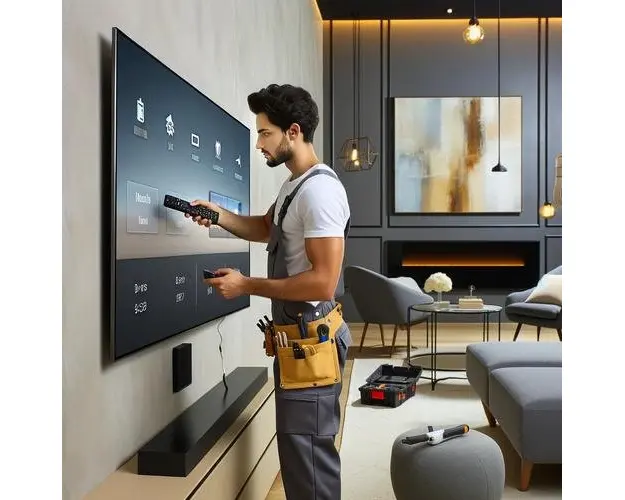 Montaj TV cu fixare pe suport si conectare internet (fara suport inclus) in 3 - 5 zile lucratoare