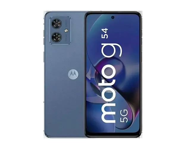 Telefon Mobil Motorola Moto G54, Procesor Mediatek Dimensity 7020 Octa-Core, IPS LCD Capacitive touchscreen 6.5inch, 12GB RAM, 256GB Flash, Camera Dubla 50+2MP, 5G, Wi-Fi, Dual SIM, Android (Albastru indigo)