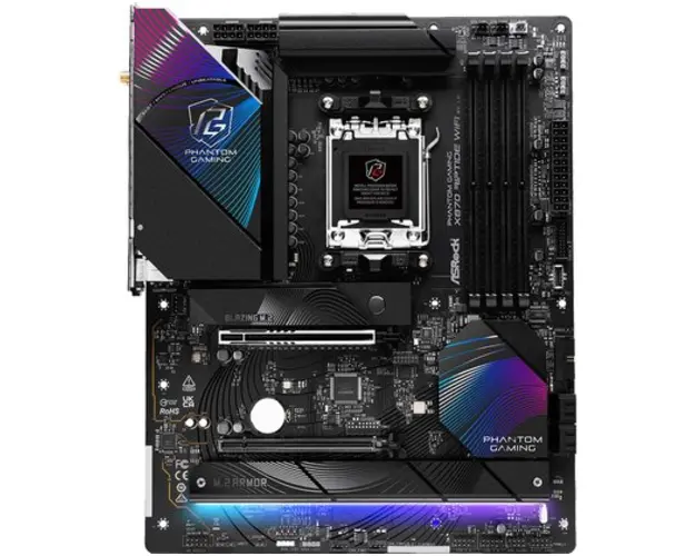 Placa de baza ASRock PHANTOM GAMING X870 Riptide WiFi, AMD X870, AM5, ATX, DDR5