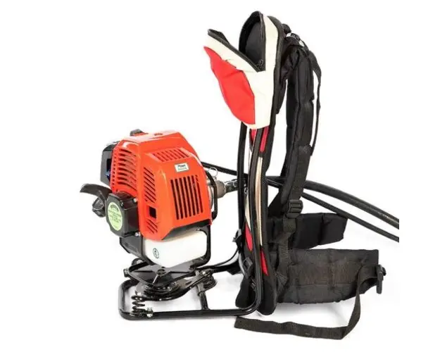 Motocositoare tip rucsac Micul Fermier GF-1550, Motor 2 timpi, 4.76 CP, 43 cc (Negru/Rosu)