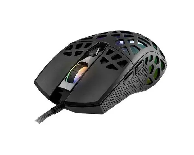 Mouse Gaming Tracer Gamezone REIKA, 7.200 DPI, RGB, USB (Negru)