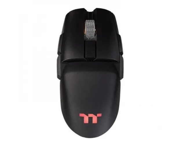 Mouse Wireless Optic Thermaltake eSports Argent M5, 16000 DPI, iluminare RGB (Negru)