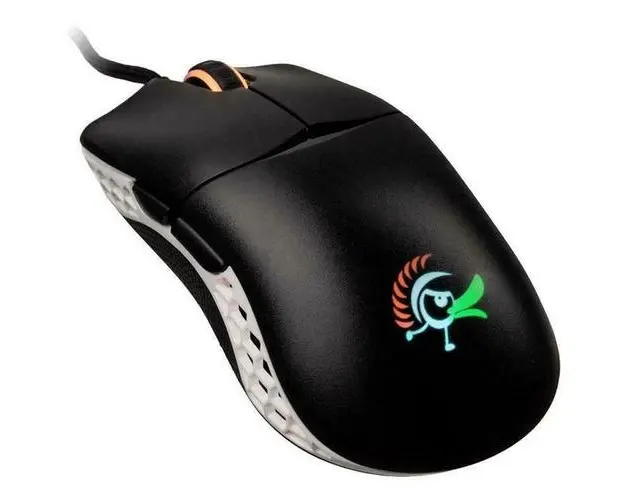 Mouse Gaming Ducky Feather Omron Switches, USB, iluminare RGB (Negru)