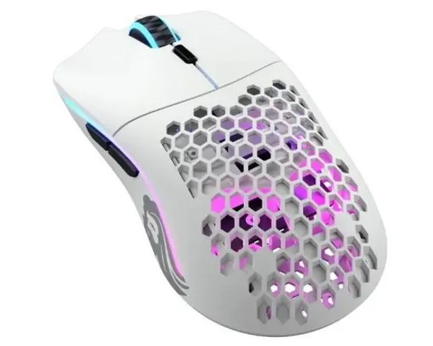 Mouse Wireless Gaming Glorious Model O-, 19000 DPI (Alb mat)