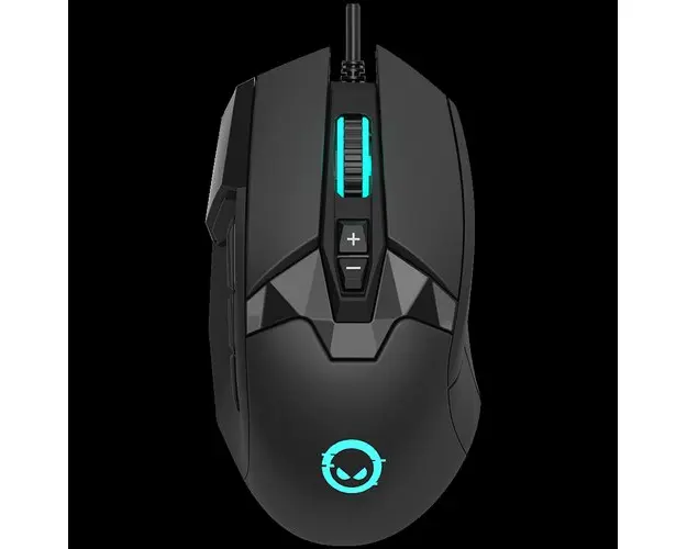 Mouse gaming LORGAR Stricter 579, senzor Pixart PMW3336,12 000 DPI, USB, iluminare RGB (Negru)