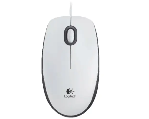 Mouse Logitech B100 Optic (Alb)