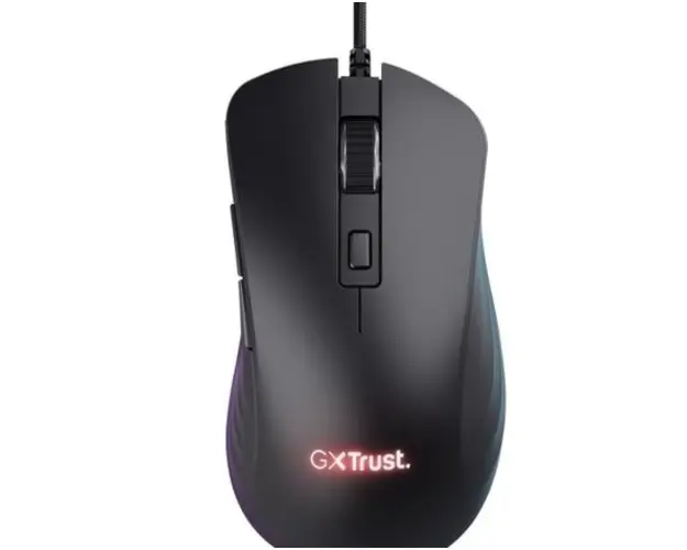 Mouse Gaming Optic Trust GXT924 YBAR+, 25600 DPI (Negru)