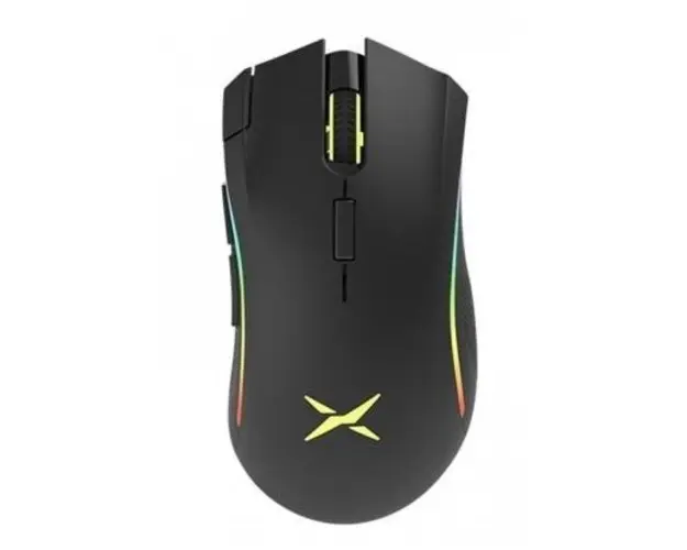 Mouse Wireless Gaming Optic Delux M625 PLUS, USB, RGB (Negru)