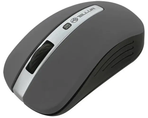Mouse Wireless Optic Tellur Basic, USB, 1600 DPI (Gri)