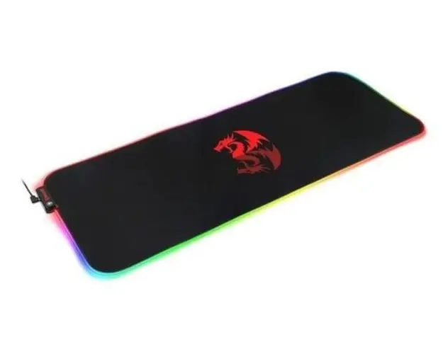 Mousepad gaming Redragon Neptune X, iluminare RGB (Negru)