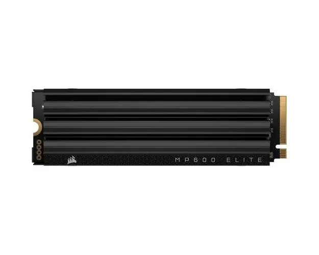SSD Corsair MP600 ELITE HeatSink, 1TB, PCI Express 4.0 x4, M.2 2280, Optimizat pentru PlayStation 5 (Negru)