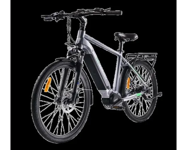 Bicicleta electrica MS ENERGY eBike C101, roti 27.5inch, autonomie maxima 130 km, motor 250W 80Nm, baterie LG 36V/14Ah (Negru/Gri)