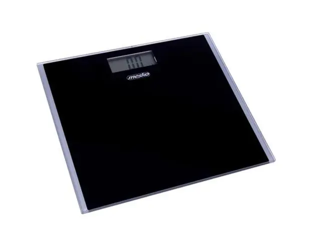 Cantar de baie electronic MESKO MS8150B, capacitate de incarcare maxima de 150 kg, Ecran LCD (Negru)