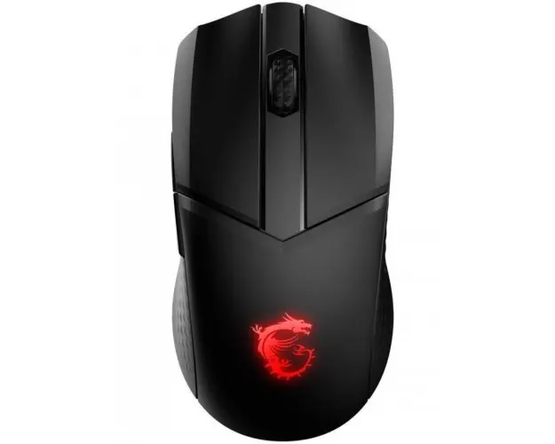 Mouse Gaming Optic MSI Clutch GM41 Lightweight, Wireless, USB, Iluminare RGB (Negru)