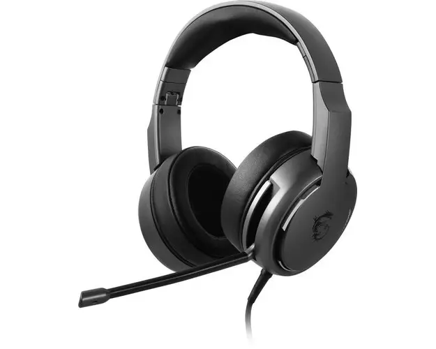 Casti Gaming MSI Immerse GH40 ENC, USB, 7.1 Surround, Anulare zgomot ambiental ENC (Negru)