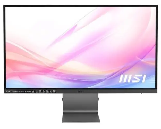 Monitor IPS LED MSI 27inch Modern MD271UL, UHD (3840 x 2160), HDMI, DisplayPort (Negru/Argintiu)