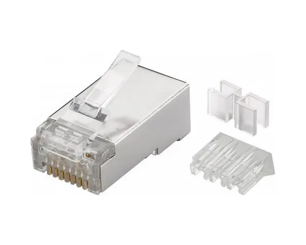 Mufa RJ45 FTP PremiumCord cat.6A 50 microni cu ghidaj (10 buc)