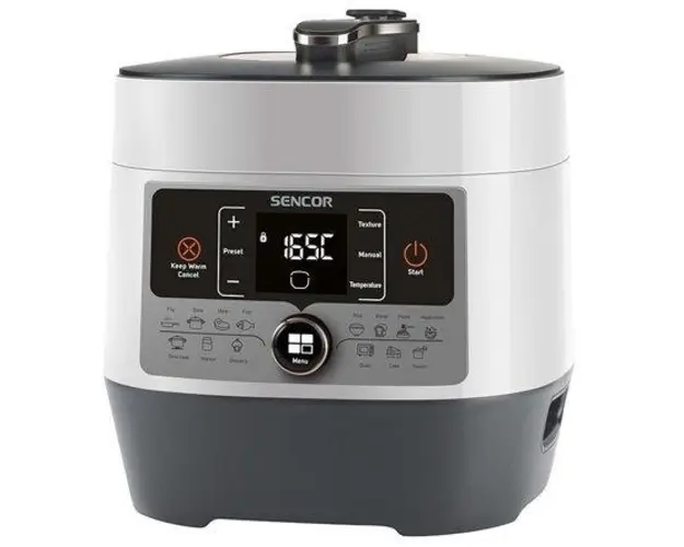 Multicooker Sencor S-SPR3600WH, 5.5 L, 14 Programe (Argintiu)