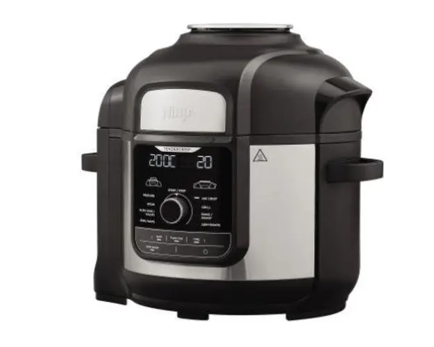 Multicooker Ninja OP500EU, 1460 W, 7.5 L, Functie Slow Cook, 9 moduri de gatire (Negru)