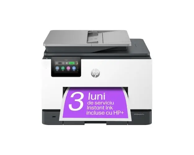 Multifunctional inkjet HP OfficeJet Pro 9132e (404M5B), A4, Color, 25 ppm, Duplex, USB, Retea, Wireless, Bluetooth (Negru/Alb)