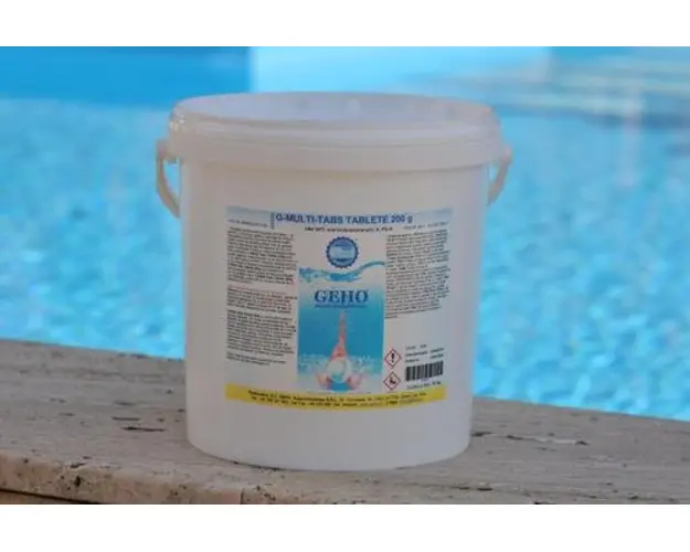 Tablete pentru dezinfectia apei din piscina Geho, 5 kg