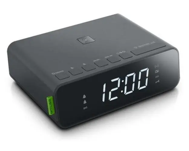 Radio Muse M-175 WI, AUX in, Alarma (Negru)