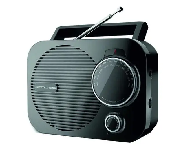 Radio cu ceas Muse M-050 R, Dual Alarm, LED (Negru)