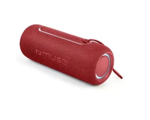Boxa portabila Muse M-780 BTR, 20 W, Bluetooth, Autonomie 10 ore, Handsfree, Stereo Pairing, Waterproof IPX5 (Rosu)