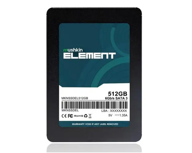 SSD Mushkin ELEMENT, 512GB, SATA III, 3D NAND FLASH, 2.5inch