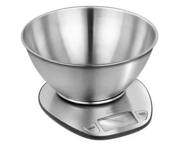 Cantar de bucatarie MPM MWK-05M, Functia Tara, 5 kg (Argintiu)